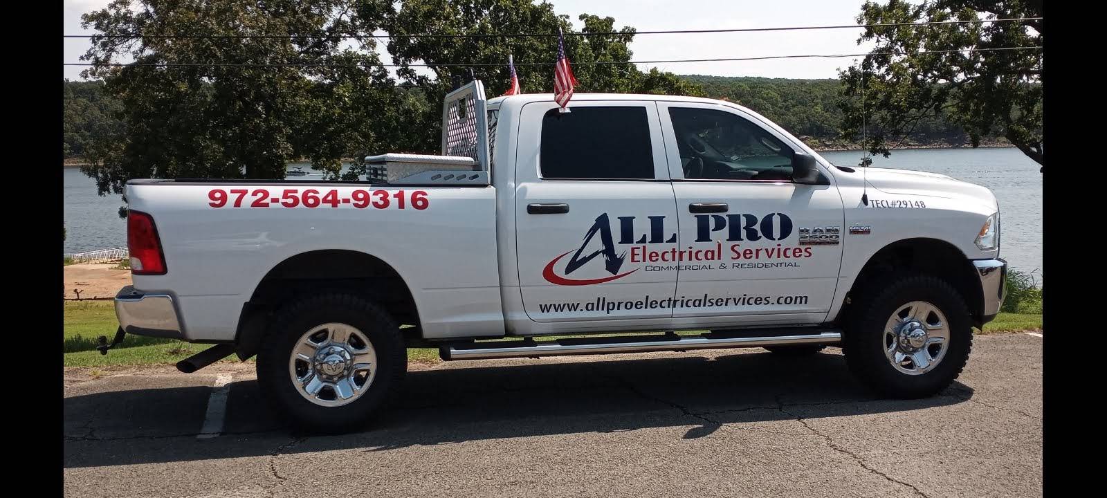 All Pro Electrical Services Truck